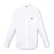 Balenciaga Skjorta med logotyp White, Herr