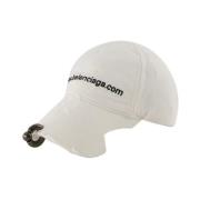 Balenciaga Bomull Piercing Hatt - Vit White, Unisex