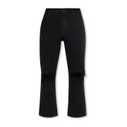 Balenciaga Jeans med en vintageeffekt Black, Herr