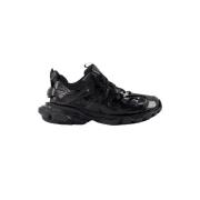 Balenciaga Tyg Sneakers med Gummisula Black, Dam