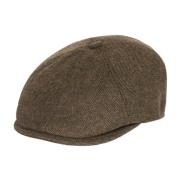 Barbour Grön Baker Boy Hatt för Män Green, Herr