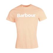 Barbour  Sands Logo T-Shirt Pink, Herr