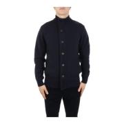 Barbour Essential Patch Zip Cardigan Black, Herr