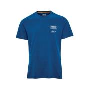 Barbour SMQ Signature T-Shirt Blue, Herr