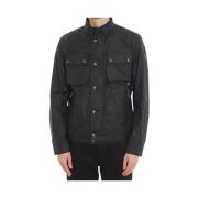 Belstaff Vaxad jacka - Svart Black, Herr