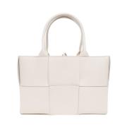 Bottega Veneta Blomsterträdgård Shopper Väska White, Dam