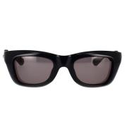 Bottega Veneta Rektangulära solglasögon Bv1183S 001 Black, Unisex