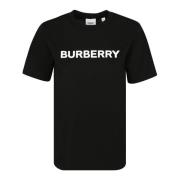 Burberry Logo Print T-Shirt Black, Dam