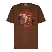 Burberry Herr Equestrian Knight Design T-shirt Brown, Herr