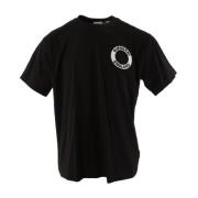 Burberry Oversize Svart Bomull T-shirt Black, Herr