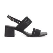 Calvin Klein Höj din stil med högklackade sandaler Black, Dam