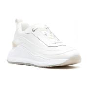 Calvin Klein Vita Läderkilar Sneakers White, Dam