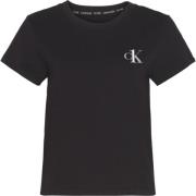 Calvin Klein Stilfull S/S Creweck T-shirt för kvinnor Black, Dam