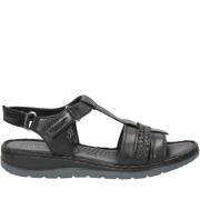 Caprice black casual open sandals Black, Dam