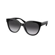 Chanel Svarta bågar solglasögon Ch5414 1710S6 Black, Unisex