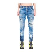 Dsquared2 Uppdatera din denimkollektion med Cool Girl Straight Jeans B...