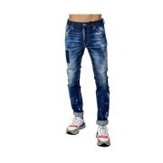 Dsquared2 Cool Guy Patch Slim-Fit Denim Jeans Blue, Herr