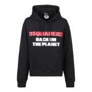 Dsquared2 Tillbaka på Planeten Hoodie Black, Unisex