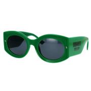 Dsquared2 Innovativa Solglasögon med Omisskännliga Detaljer Green, Uni...