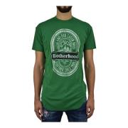 Dsquared2 Grön Herr Tryck T-shirt, Stil Mod.S71GD0593S22620639 Green, ...
