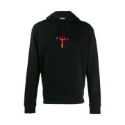 Dsquared2 Flame Key Hoodie Black, Herr