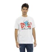 Dsquared2 Smurf Förälskad T-Shirt White, Herr