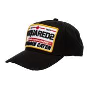 Dsquared2 Vintage Kanadensisk Logohatt Black, Herr