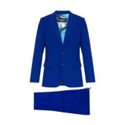 Dsquared2 Blå Kostym med Fickor Blue, Dam