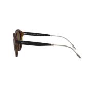 Emporio Armani Högkvalitativa plastpilot solglasögon med varumärkesnam...