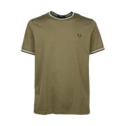 Fred Perry T-Shirts Green, Herr