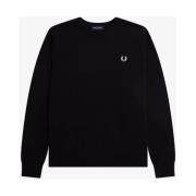 Fred Perry Svart Logotröja Black, Herr