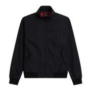 Fred Perry Klassisk Harrington Jacka, Tillverkad i England Black, Herr