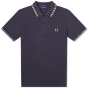Fred Perry Original Twin Tipped Polo Navy Blue, Herr