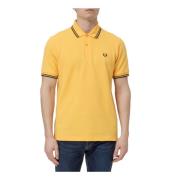 Fred Perry Polo Shirts Yellow, Herr