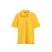 Gant Kolumn Polo Shirt Yellow, Dam