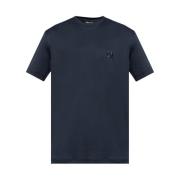 Giorgio Armani T-shirts Blue, Herr