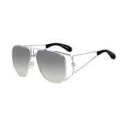 Givenchy Stiliga solglasögon med metallram Gray, Dam