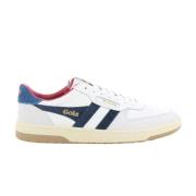 Gola Blå Hawk Sneakers Uppgradera Modern Man White, Herr