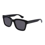 Gucci Fyrkantiga Unisex Glasögon Black, Unisex