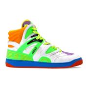Gucci Läderkorg Sneakers Multicolor, Dam