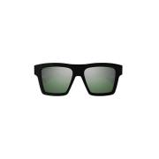 Gucci Svarta solglasögon för kvinnor Green, Dam