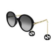 Gucci Gg0726S 001 Solglasögon Black, Dam