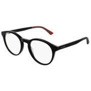 Gucci Ultralätta solglasögon med rund båge Black, Unisex