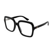 Gucci Oversized fyrkantiga solglasögon Black, Unisex