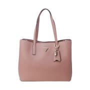 Guess Meridian Girlfriend Tote Pink, Dam