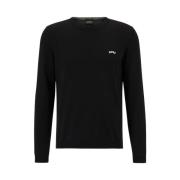 Hugo Boss Sweatshirts Black, Herr