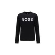 Hugo Boss Sweatshirts Black, Herr