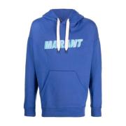 Isabel Marant Sweatshirts Hoodies Blue, Herr