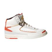 Jordan Krämig Orange Retro Sneakers White, Herr