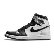 Jordan Retro High Silver Toe Sneakers Gray, Dam